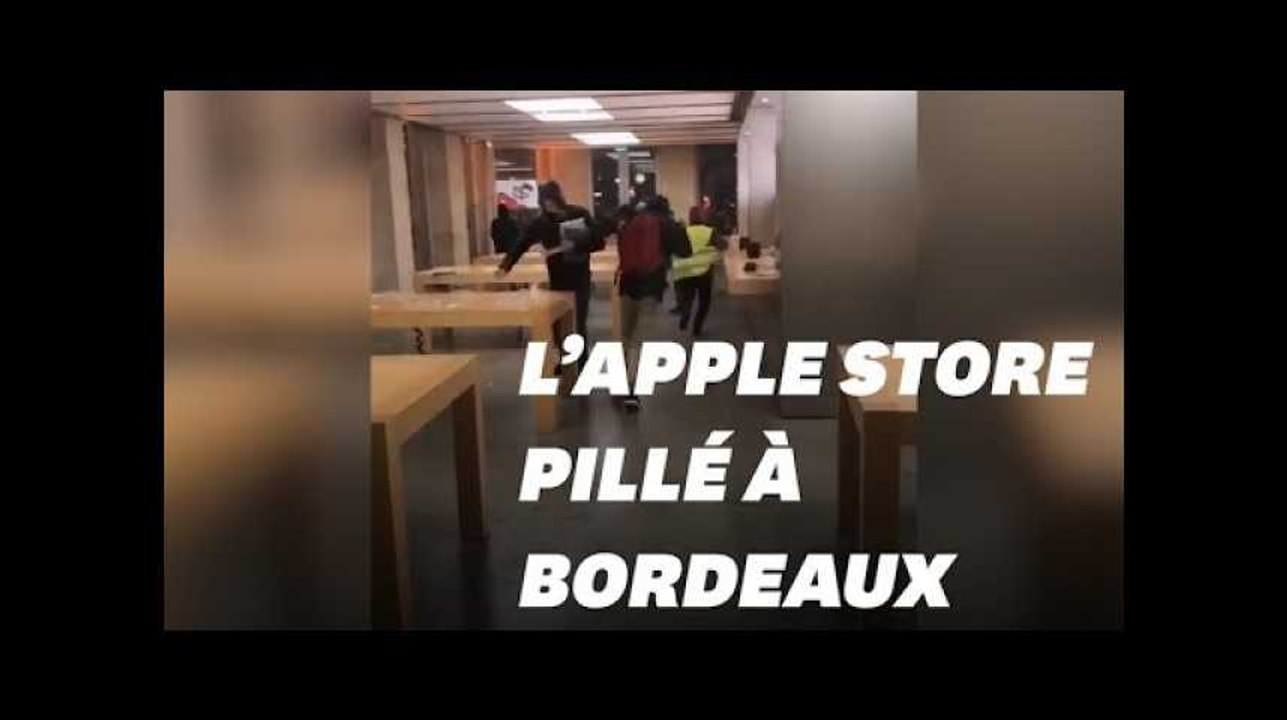 L'Apple store de Bordeaux pillé lors des débordements des gilets jaunes