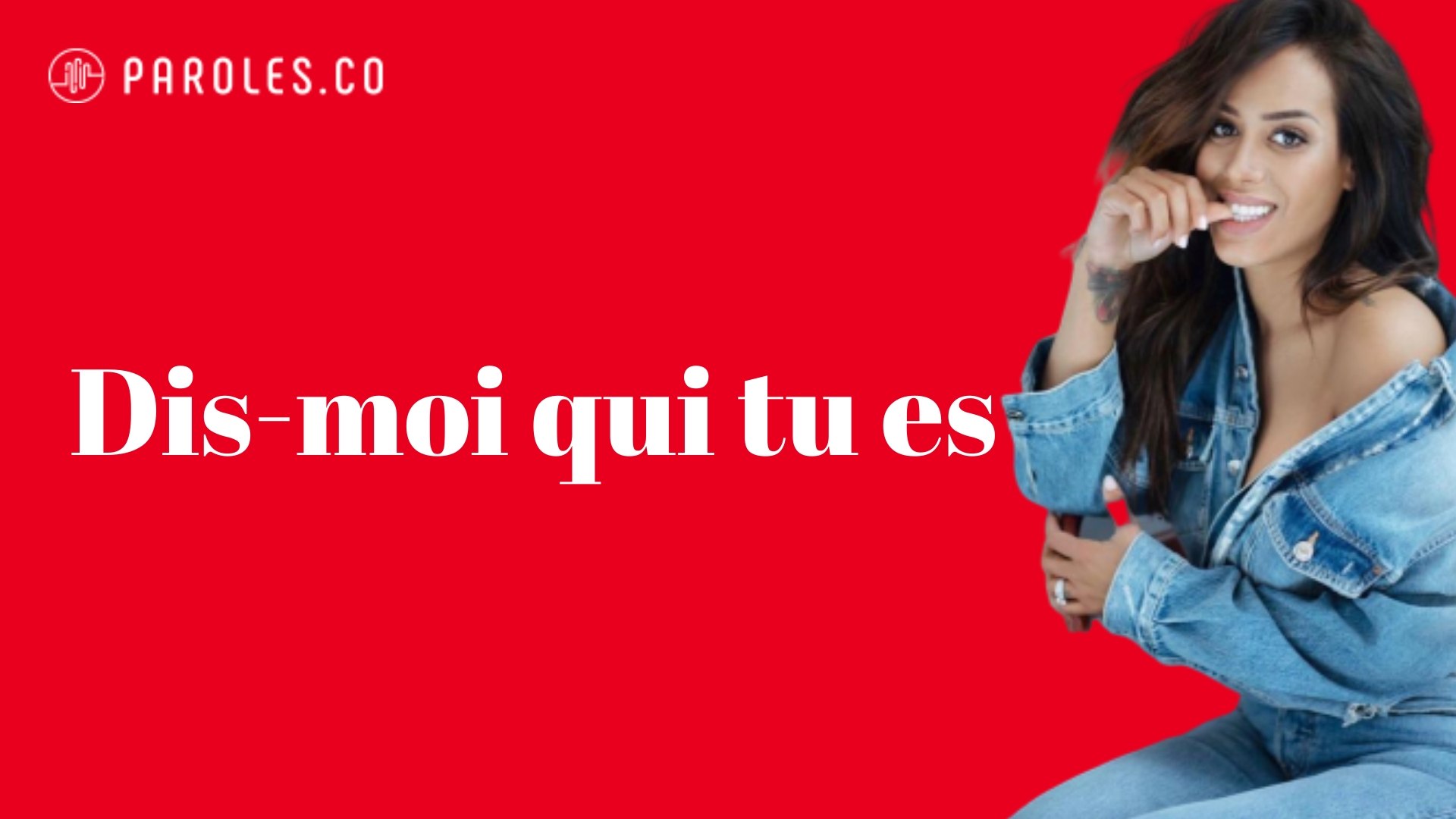 Amel Bent Tu N es Plus Là Paroles Amel Bent - Dis-moi qui tu es (Paroles) - Vidéo Dailymotion