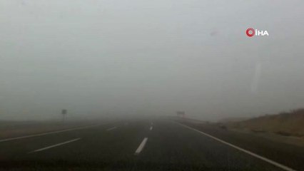 Sis Sürücülere Zor Anlar Yaşattı