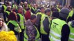 La manifestation des Gilets jaunes à Roanne