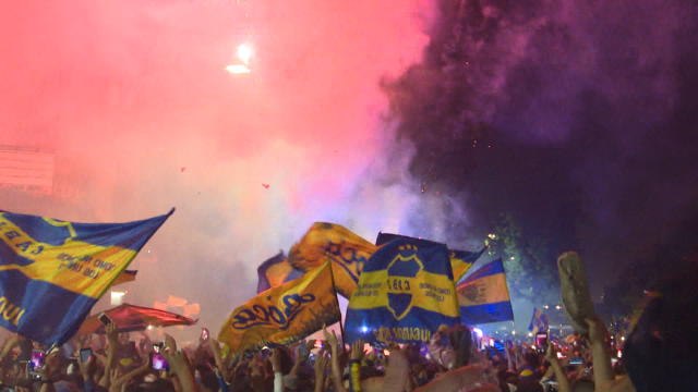 Libertadores - Le départ des joueurs de River et Boca dans des ambiances différentes