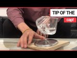 Student invents an entirely untippable glass for use on board luxury yachts | SWNS TV