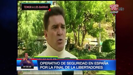 Operativo de seguridad en España por la final de la Libertadores