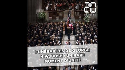 Les funérailles de George H.W. Bush, un rare moment d'unité
