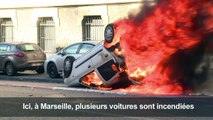 Manifestations de lycéens émaillées d'incidents en France