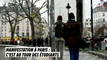 Manifestation à Paris : c’est au tour des étudiants