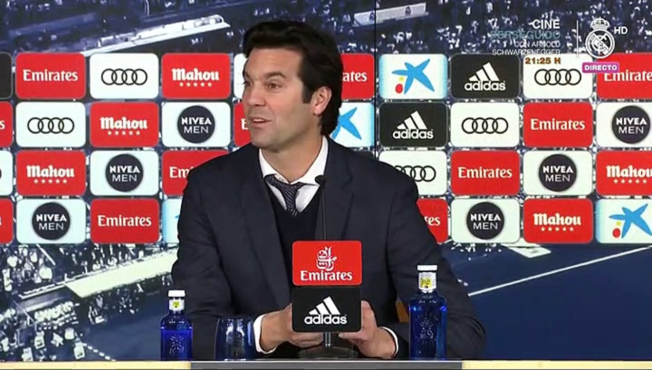 Solari: "Estoy muy contento por Isco y por sus goles"
