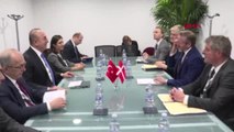 Dışişleri Bakanı Mevlüt Çavuşoğlu Danimarka Dışişleri Bakanı Anders Samuelsen ile Görüştü