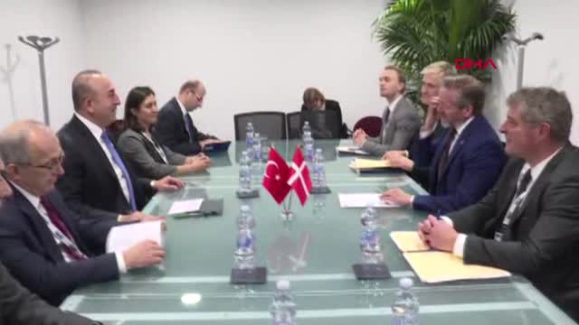 Dışişleri Bakanı Mevlüt Çavuşoğlu Danimarka Dışişleri Bakanı Anders Samuelsen ile Görüştü