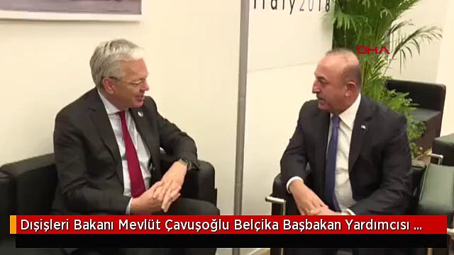 Dışişleri Bakanı Mevlüt Çavuşoğlu Belçika Başbakan Yardımcısı ve Dışişleri Bakanı Didier Reynders...