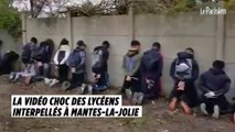 A genoux, mains derrière la tête : la vidéo choc des lycéens interpellés à Mantes-la-Jolie