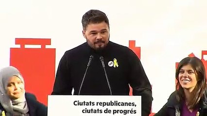 Rufián a quienes celebran la Constitución: "Sois unos cínicos y unos carceleros"