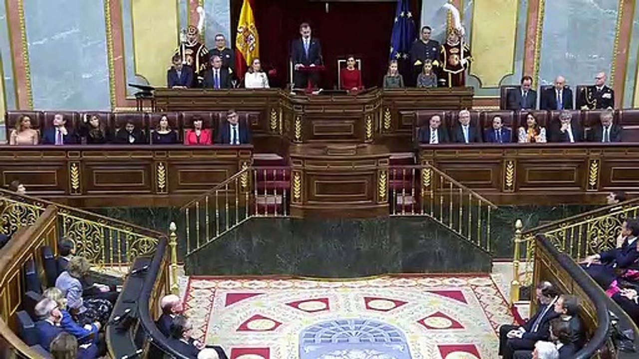 El Rey Felipe VI: "La Constitución es un mandato permanente de concordia entre los españoles"