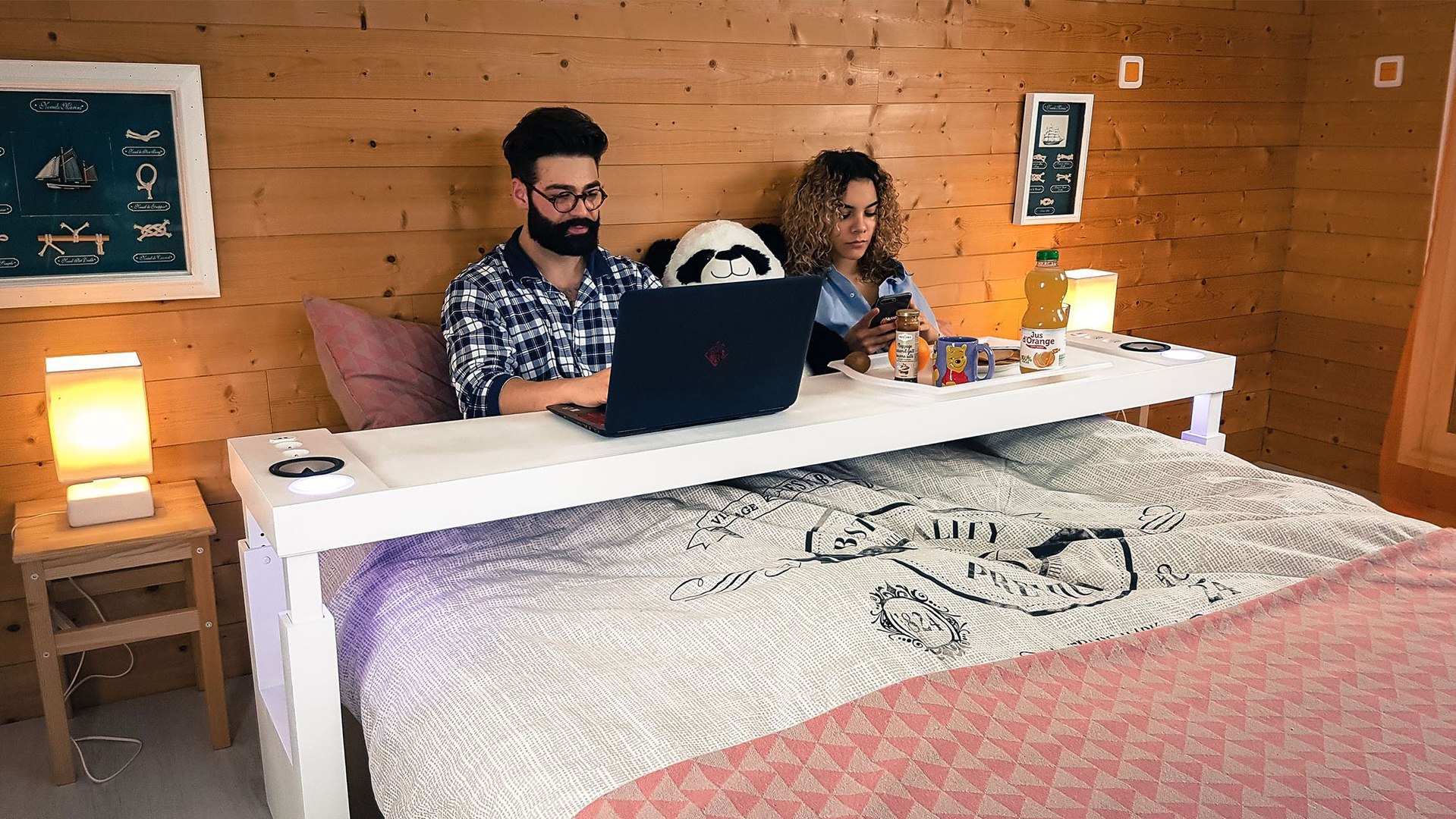 Bed that turns 2024 into a desk