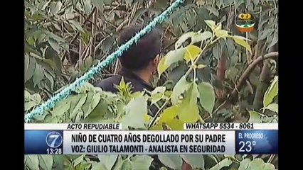 ¿Cuáles son las posibles condenas para el hombre que degolló a su hijo?