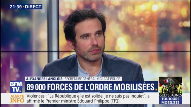 Alexandre Langlois (Vigi-CGT-Police): samedi, si tout le monde pouvait être chez soi, ce serait l'idéal