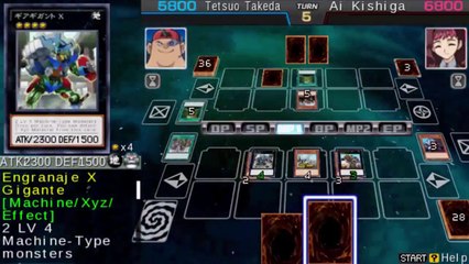 Yu-Gi-Oh! ARC V Tag Force PSP - Engranaji-Furia VS Colección Noble Caballero de la Mesa Redonda