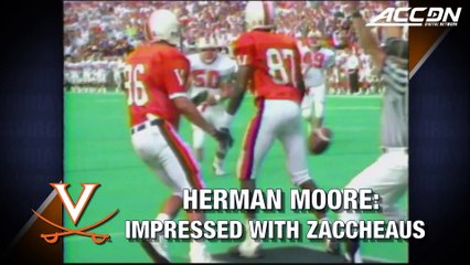 UVA Legend Herman Moore On WR Zaccheaus: "This Is A Special Young Man"