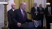 Trump Delivers Remarks At Hanukkah Reception