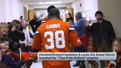 Cleveland Browns Foundation, Lorain City School District launch 'Titan Pride Uniform' program