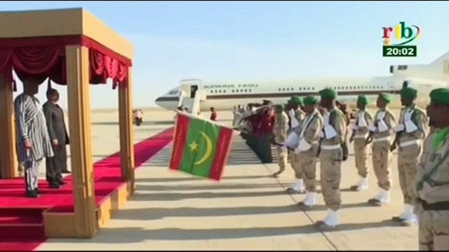 RTB - Arrivée du Président en Mauritanie pour la conférence des chefs d’Etats du G5 Sahel