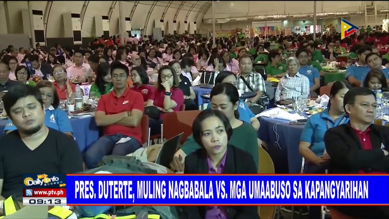 Pres. #Duterte, muling nagbabala vs mga umaabuso sa kapangyarihan