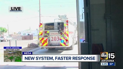 Mesa FD testing new traffic light technology