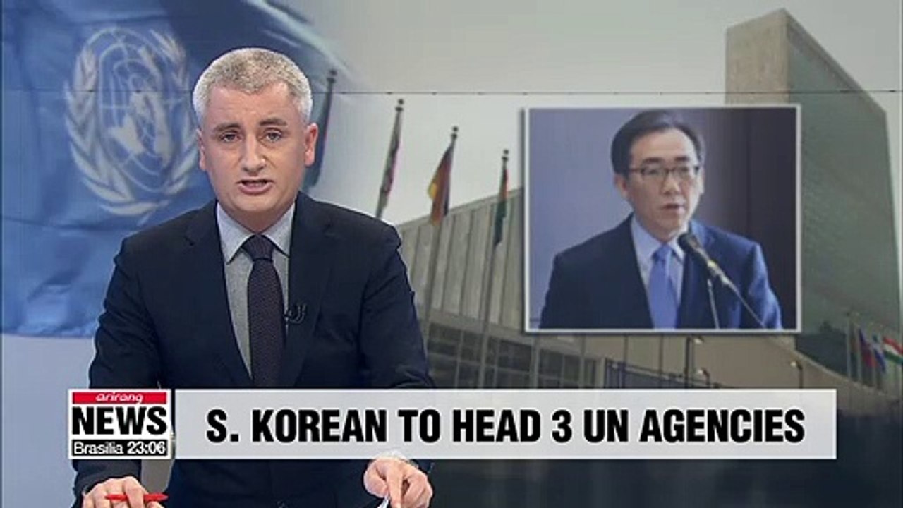 S. Korean ambassador elected president of executive board of three UN agencies