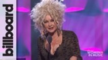 Cyndi Lauper Accepts Icon Award at WIM 2018 | Billboard