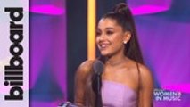 Ariana Grande Accepts Woman of the Year Award at WIM 2018 | Billboard