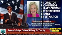 BREAKING: Federal Judge Slams Hillary Clinton leading to her indictment and prison