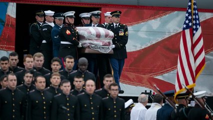 Houston gives Bush a final, emotional farewell