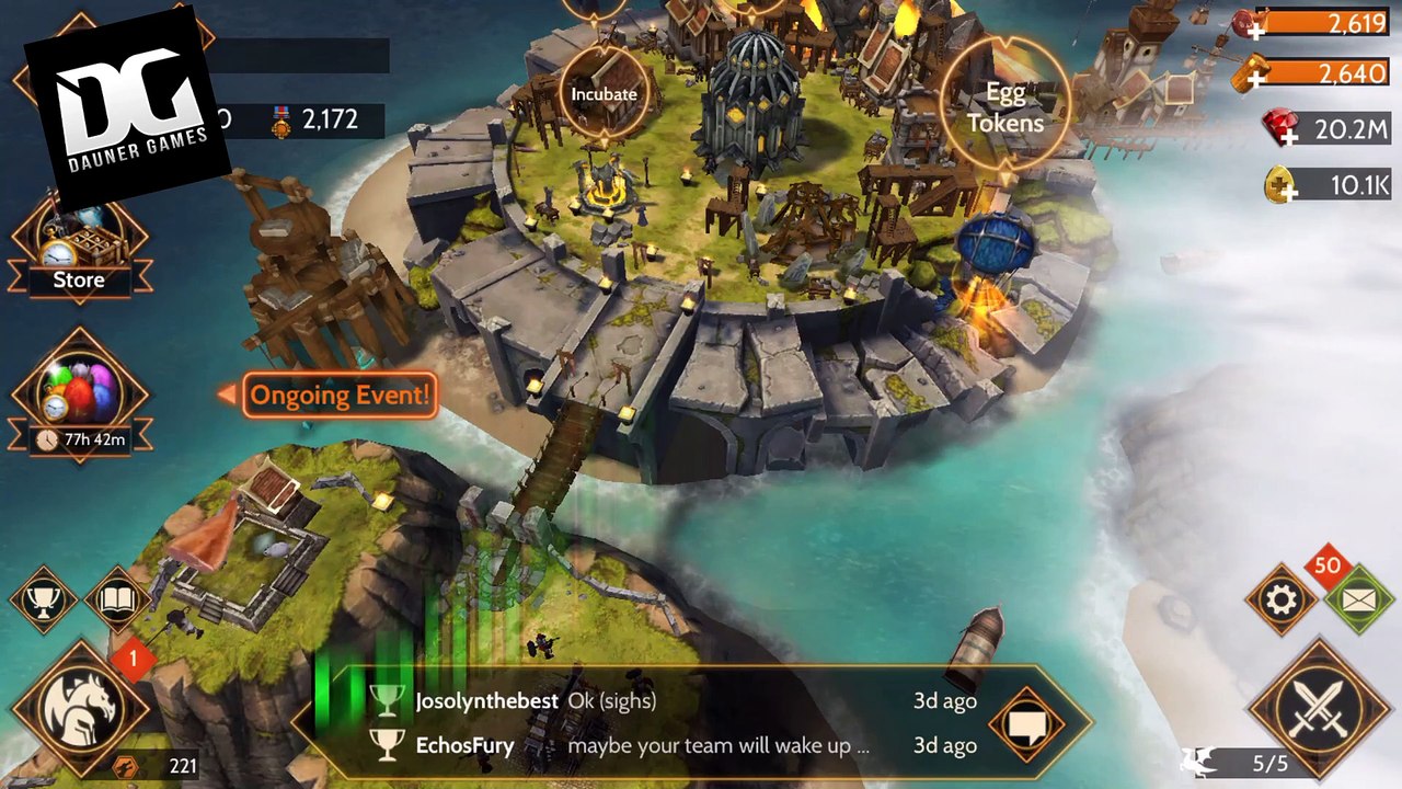 Daunergames.com War Dragons Pack Rubies and More!