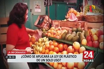 ¿Cómo se aplicará la ley de plástico de un solo uso en el Perú?