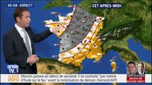 Le nord sous la pluie, le sud sous le soleil et des températures au-dessus des températures de saison