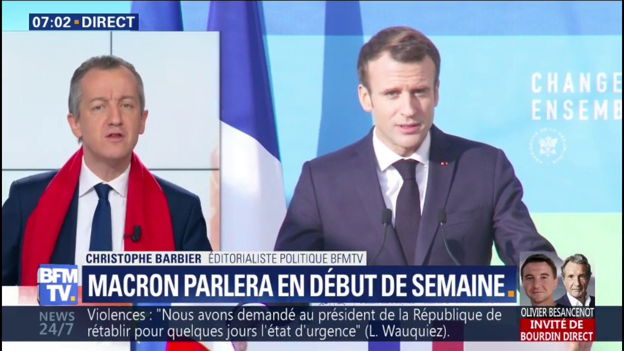 ÉDITO - Macron s'exprimera en début de semaine: "Après samedi c'est mieux parce qu'avant, c'est impossible" (Christophe Barbier)