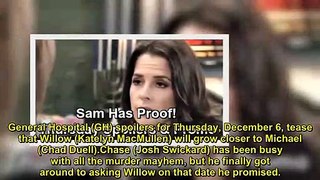 General Hospital Spoilers Thursday, December 6 – Sam Has Startling Proof – Liesl Caught in a Trap –