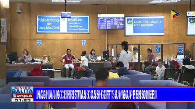 GSIS, namahagi na ng Christmas cash gift sa mga pensioner