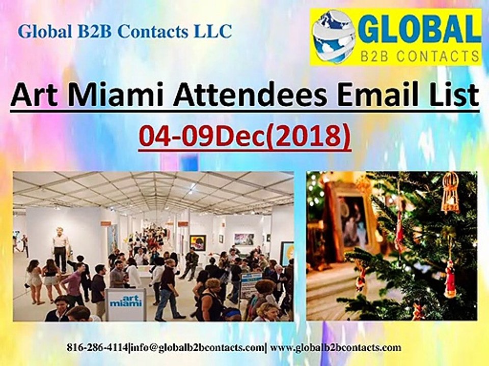 Art Miami Attendees Email List