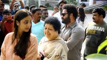 Jr.NTR And His Family Casting Vote Exclusive Video | Filmibeat Telugu