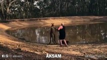 Avustralya’da kanguru saldırısına uğrayan adam günün konusu oldu