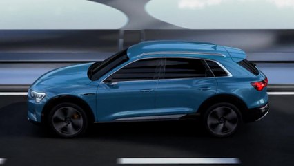 The recuperation system of the Audi e-tron animation