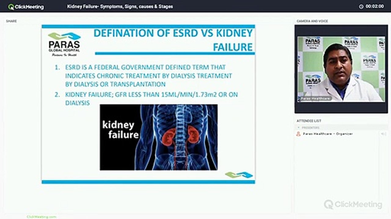 Paras Darbhanga | Chronic Kidney Disease | Dr. Prashant Kumar, Paras Hospital Darbhanga