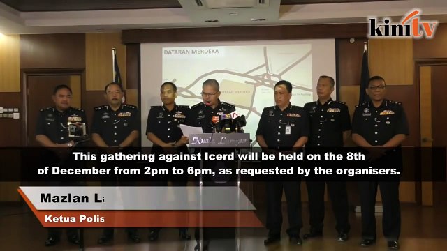 Police: Six roads leading to Dataran Merdeka to be closed