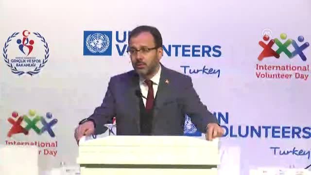 Bakan Kasapoğlu: Bakanlık Olarak 2019 Yılını Gönüllülük Yılı Kabul Ediyoruz