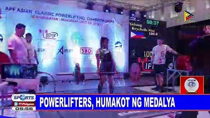 Powerlifters, humakot ng medalya