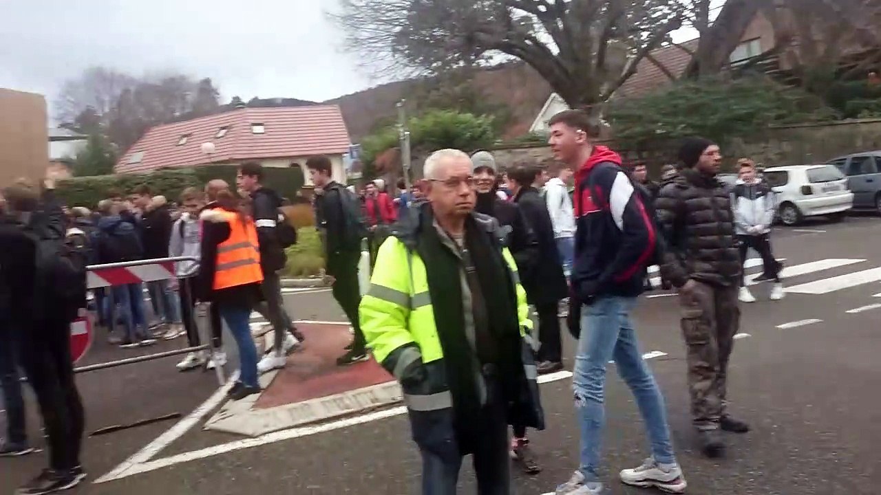 Manifestations lycéennes: la matinée de vendredi à Guebwiller
