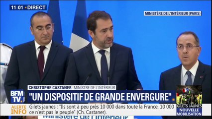 Castaner prend l'exemple d'un homme interpellé jeudi pour illustrer la violence anti-policier