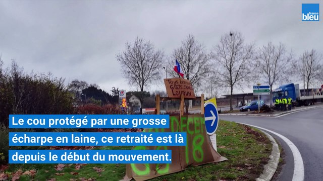 Clément, le doyen des Gilets jaunes de Loudun