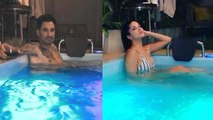 Sunny Leone ENJOYS pool date with Daniel Weber; check out | FilmiBeat
